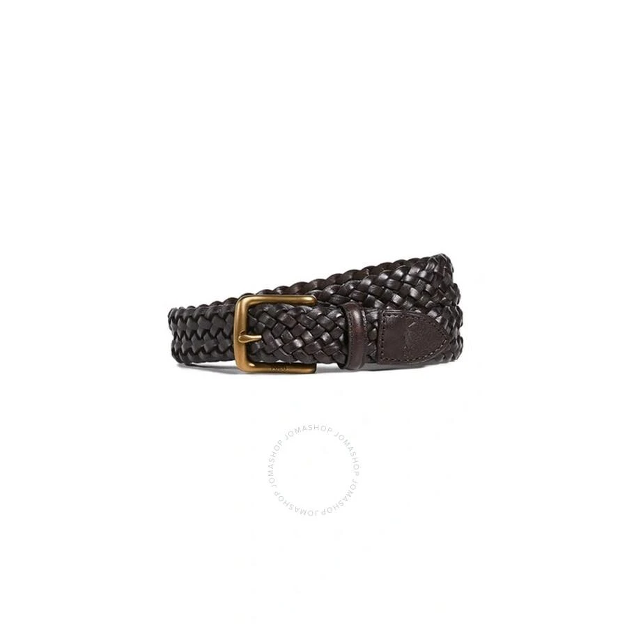 商品Ralph Lauren|Men's Braided Vachetta Leather Belt,价格¥504,第1张图片
