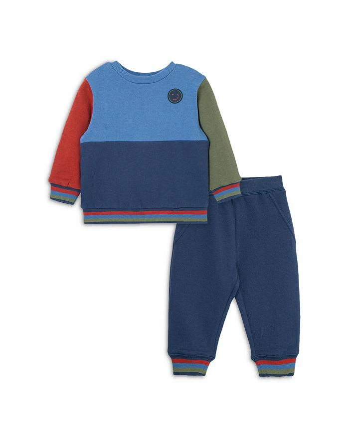 商品Little Me|Boys' Color Blocked Sweatshirt & Pants Set - Baby,价格¥285,第1张图片