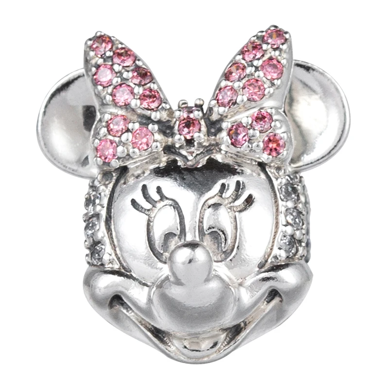 商品PANDORA|PANDORA 潘多拉 银色迪士尼炫目米妮肖像固定夹 797496CZS,价格¥268,第1张图片