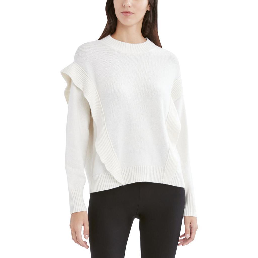 商品BCBG|BCBGMAXAZRIA Womens Merino Wool Blend Ribbed Trim Pullover Sweater,价格¥371-¥519,第4张图片详细描述