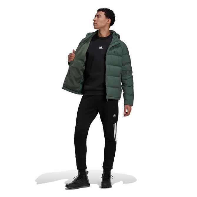 商品Adidas|Men's adidas Helionic Hooded Down Jacket,价格¥1146,第4张图片详细描述