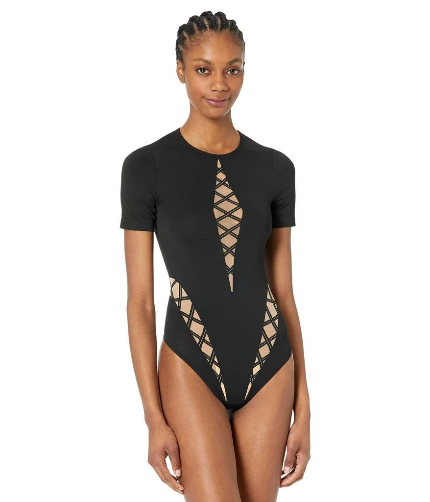 商品Wolford|Sheer Opaque Lacing St. Body,价格¥2027,第4张图片详细描述