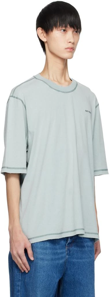 商品AMI|Blue Fade Out T-Shirt,价格¥1404,第2张图片详细描述