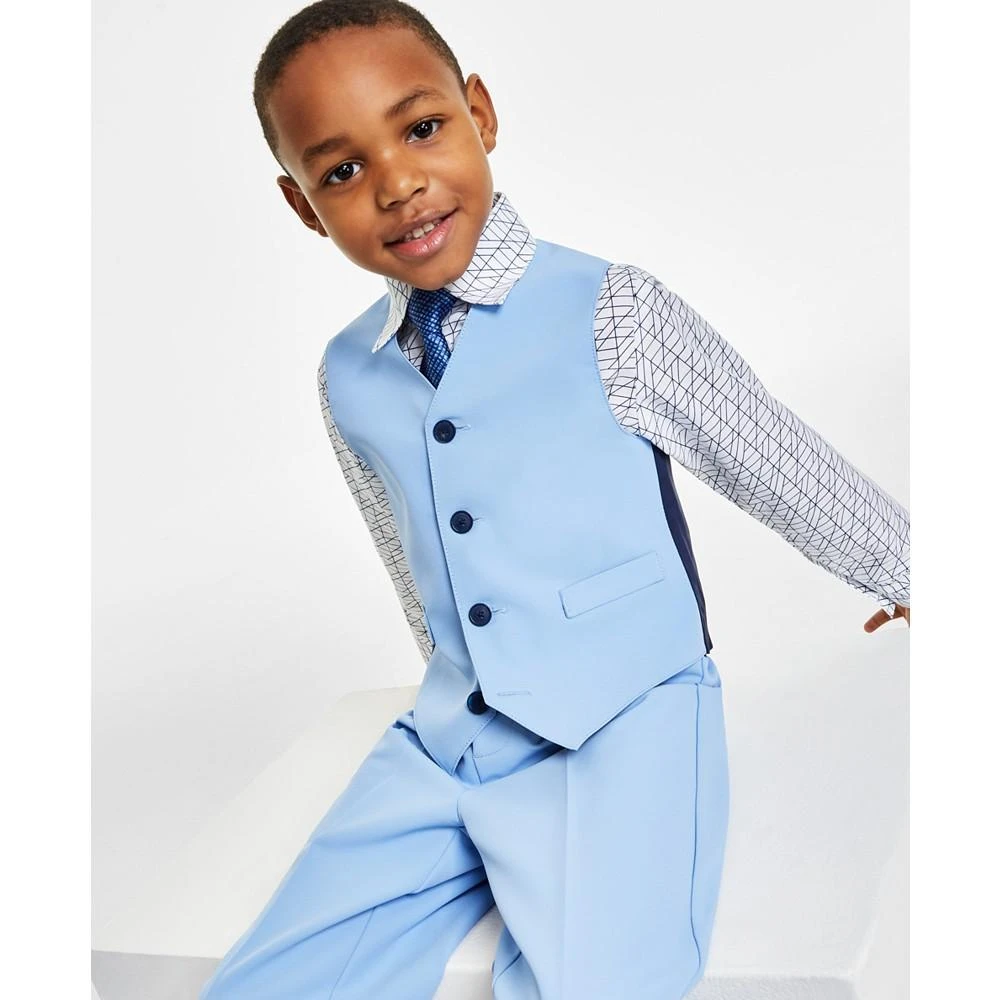 商品Calvin Klein|Little Boys 4-Pc. Performance Vest Set,价格¥333,第4张图片详细描述