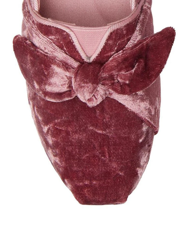 商品TOMS|Bow Velvet Slip-On Flats,价格¥266,第3张图片详细描述