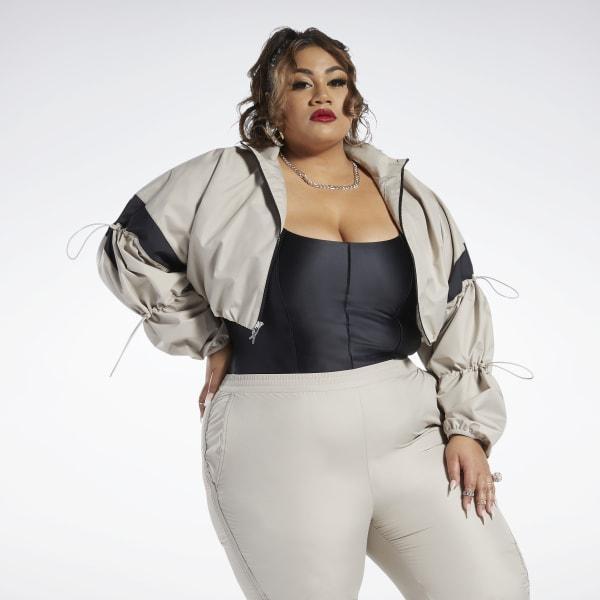 商品Reebok|Cardi B Woven Crop Jacket (Plus Size),价格¥609,第1张图片