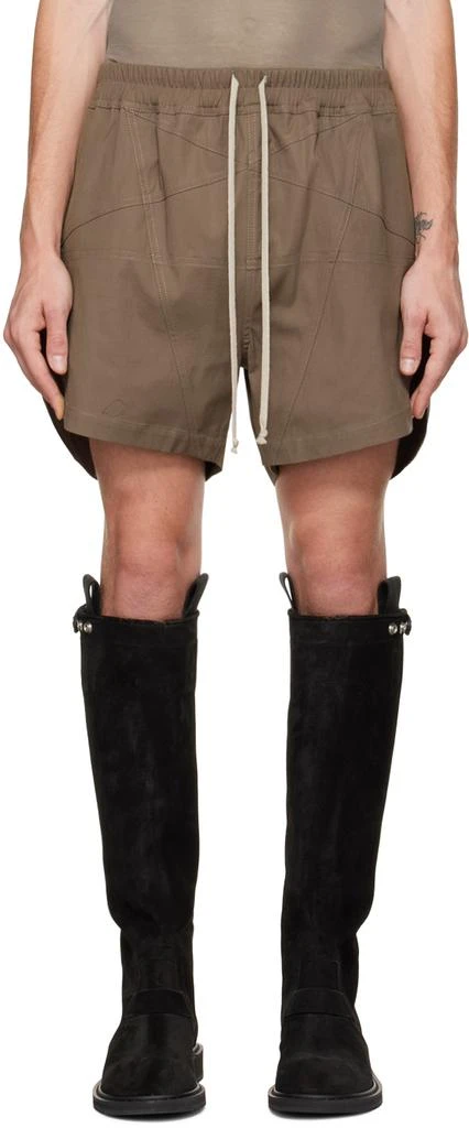 商品Rick Owens|Gray Penta Boxer Shorts,价格¥3046,第1张图片