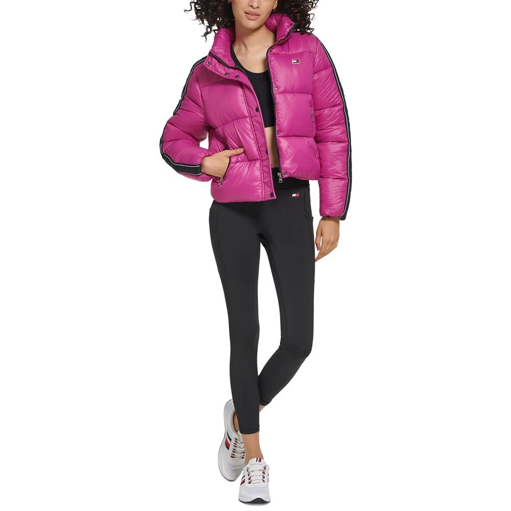 商品Tommy Hilfiger|Women's Active Cropped Stretch Puffer Jacket,价格¥490,第5张图片详细描述