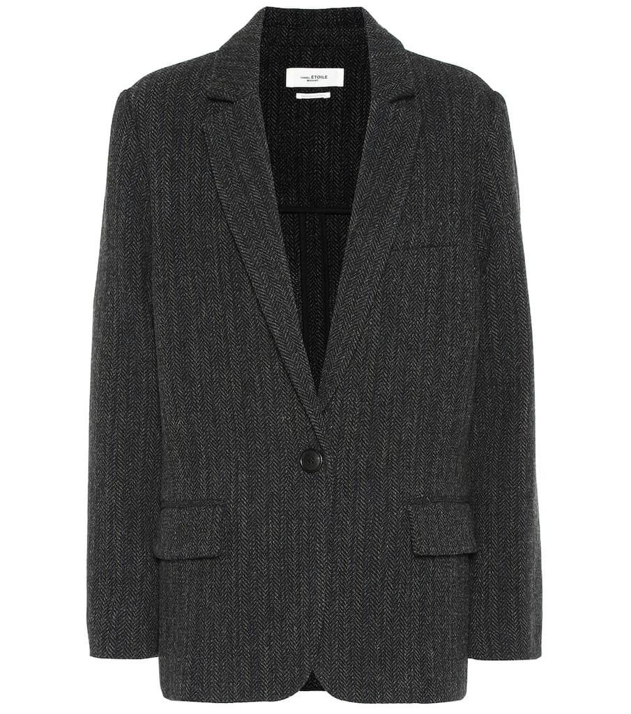 商品Isabel Marant|Charly herringbone wool jacket,价格¥3963,第1张图片