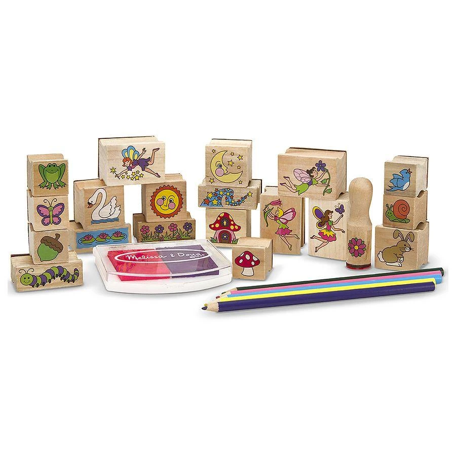 商品Melissa & Doug|Stamp-a-Scene-Fairy Garden,价格¥207,第5张图片详细描述