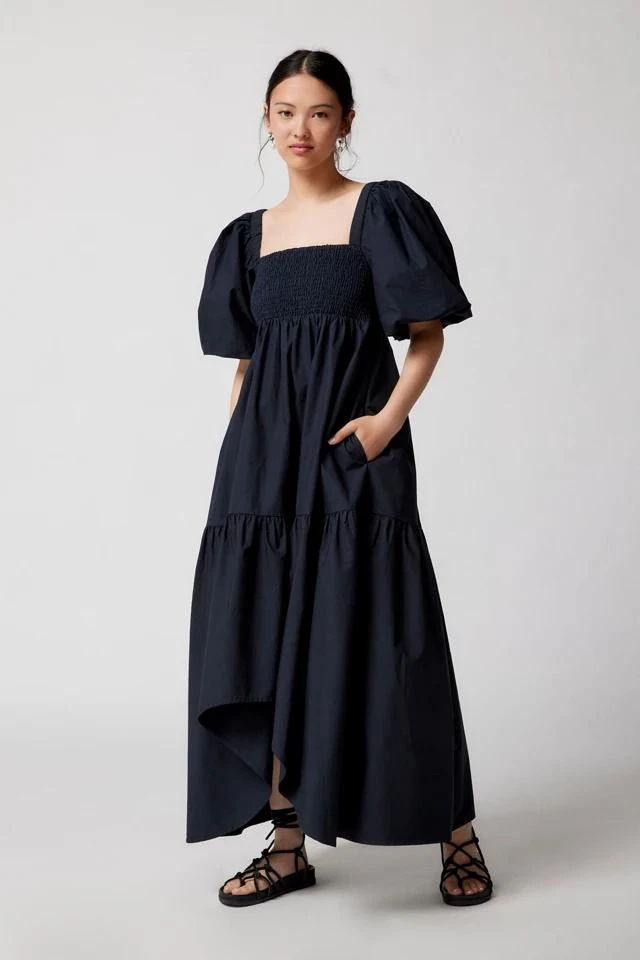 商品Kimchi Blue|Kimchi Blue Shara Puff Sleeve Midi Dress,价格¥382,第2张图片详细描述
