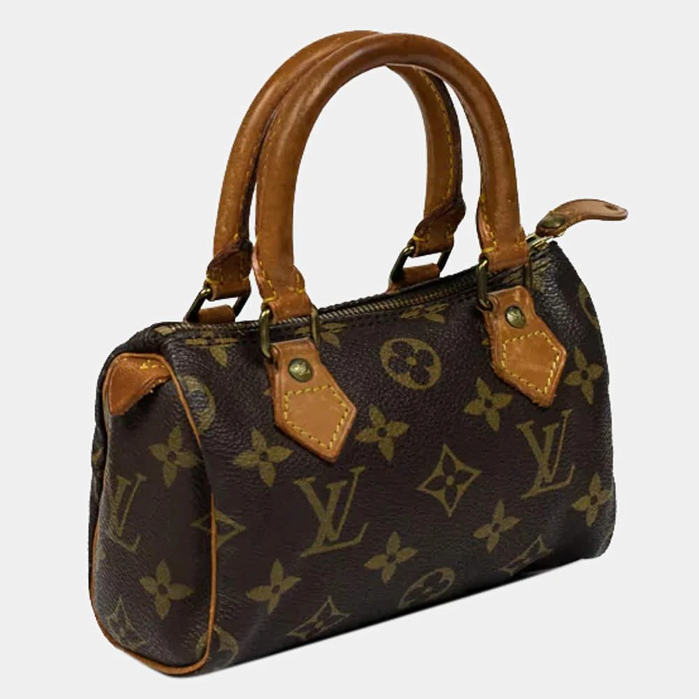 商品[二手商品] Louis Vuitton|Louis Vuitton Brown Monogram Canvas Nano Speedy Satchel Bag ,价格¥9299,第2张图片详细描述