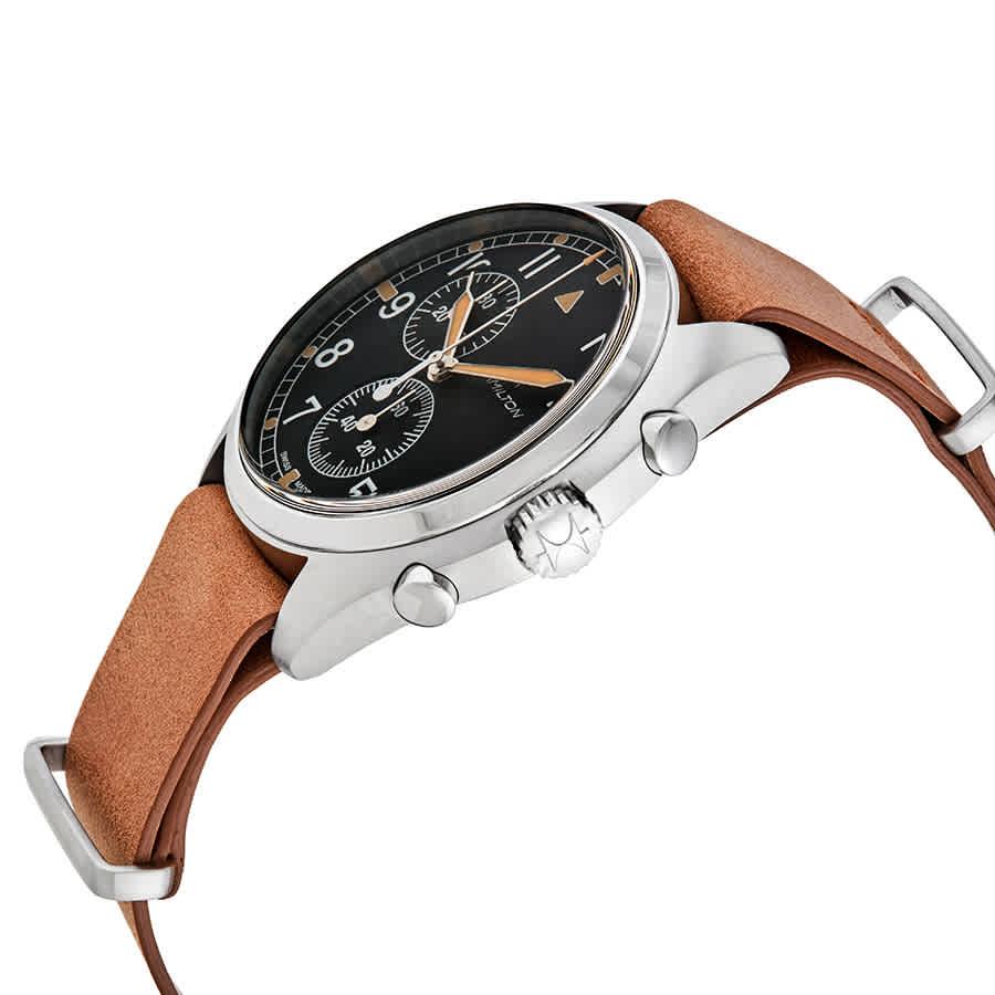 Hamilton Khaki Pilot Pioneer Mens Chronograph Quartz Watch H76522531商品第2张图片规格展示