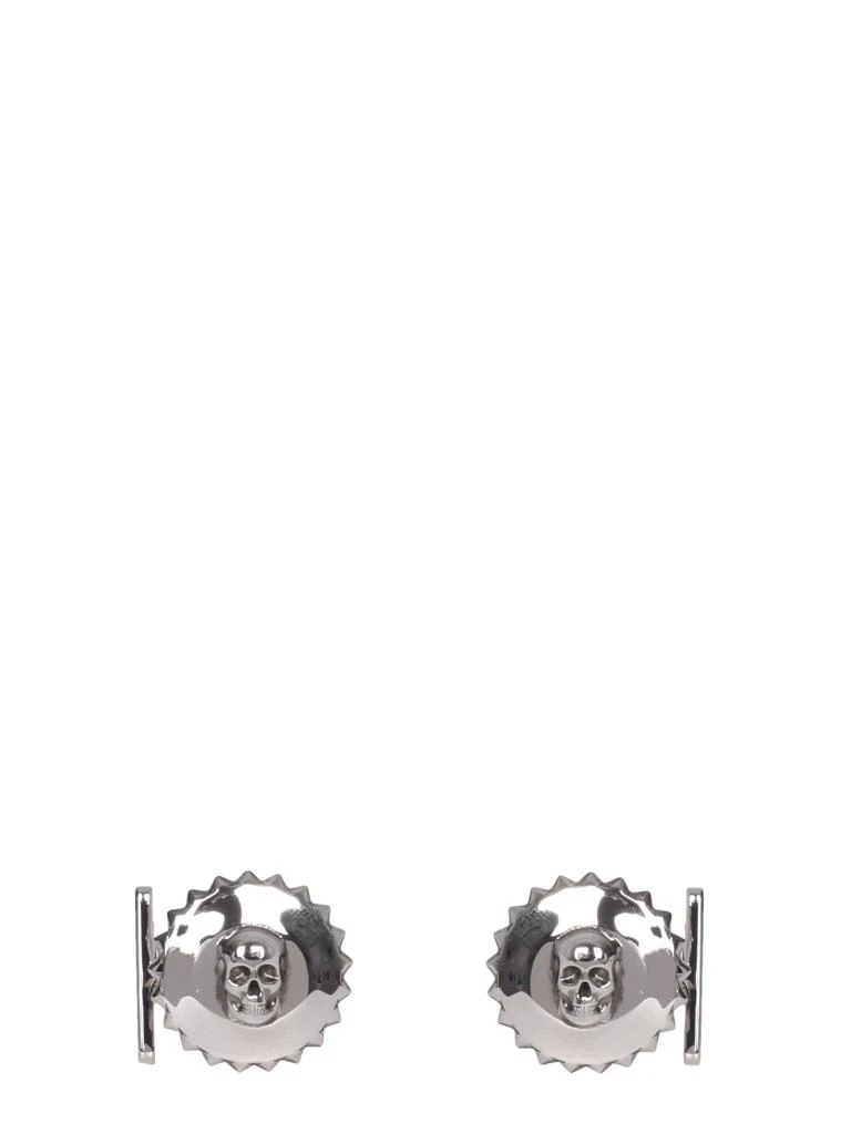 商品Alexander McQueen|Alexander McQueen Stud Skull Cufflinks,价格¥2435,第1张图片