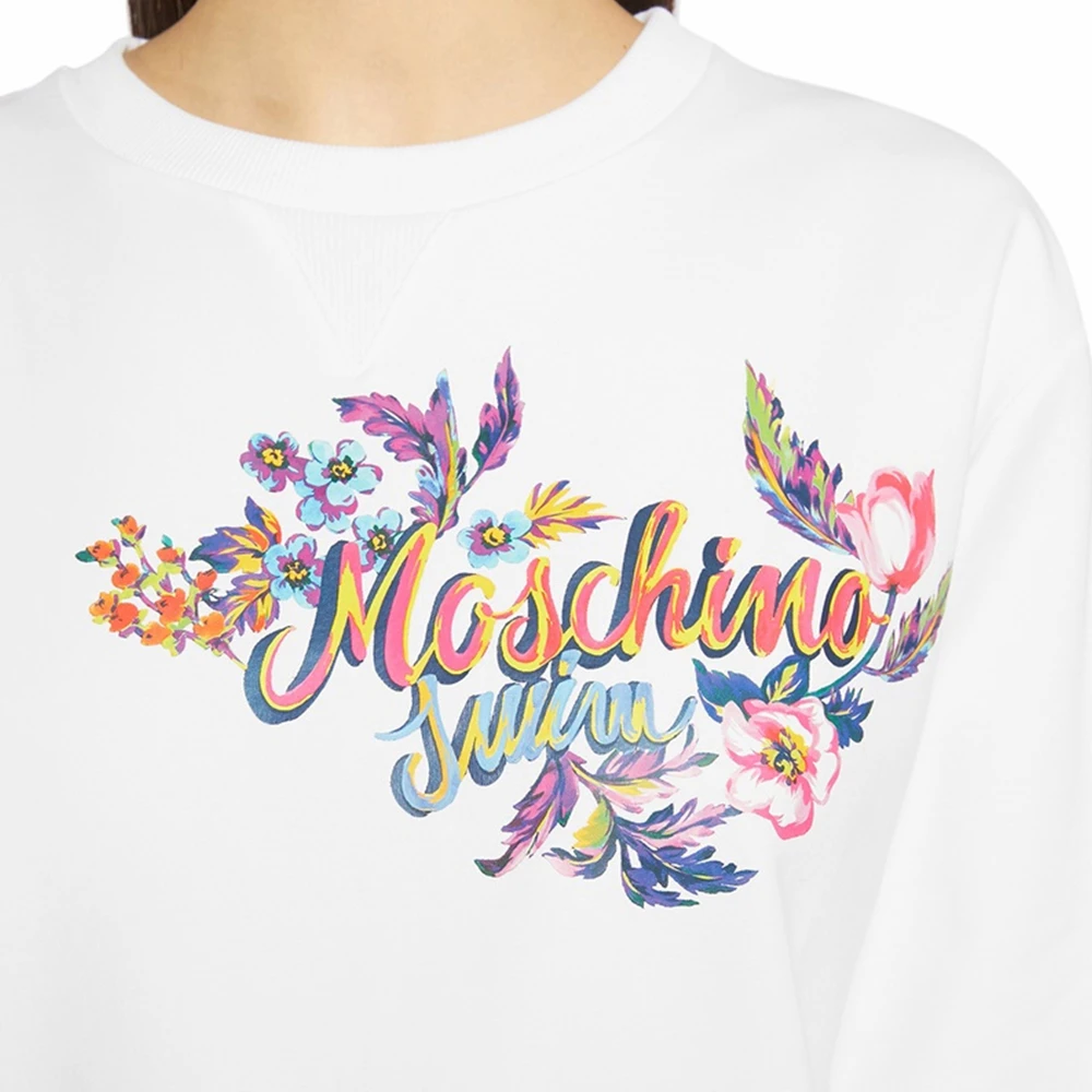 MOSCHINO 女士白色卫衣 1704-2117-0001 商品