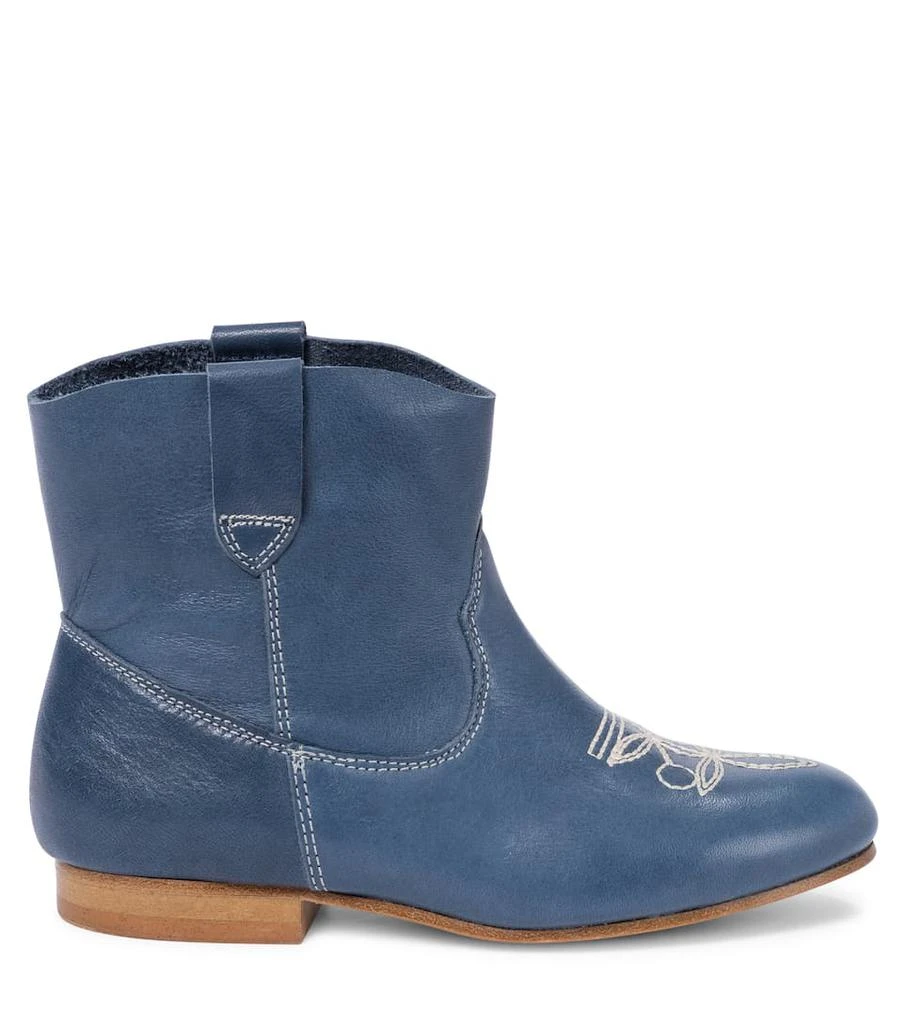 商品Bonpoint|Texas embroidered leather boots,价格¥1212,第3张图片详细描述