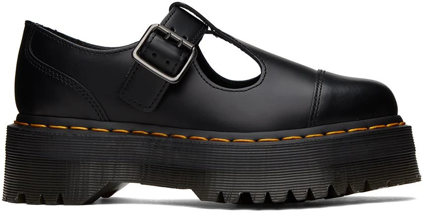 商品Dr. Martens|女式 黑色 Bethan 光滑厚底牛津鞋,价格¥816,第1张图片