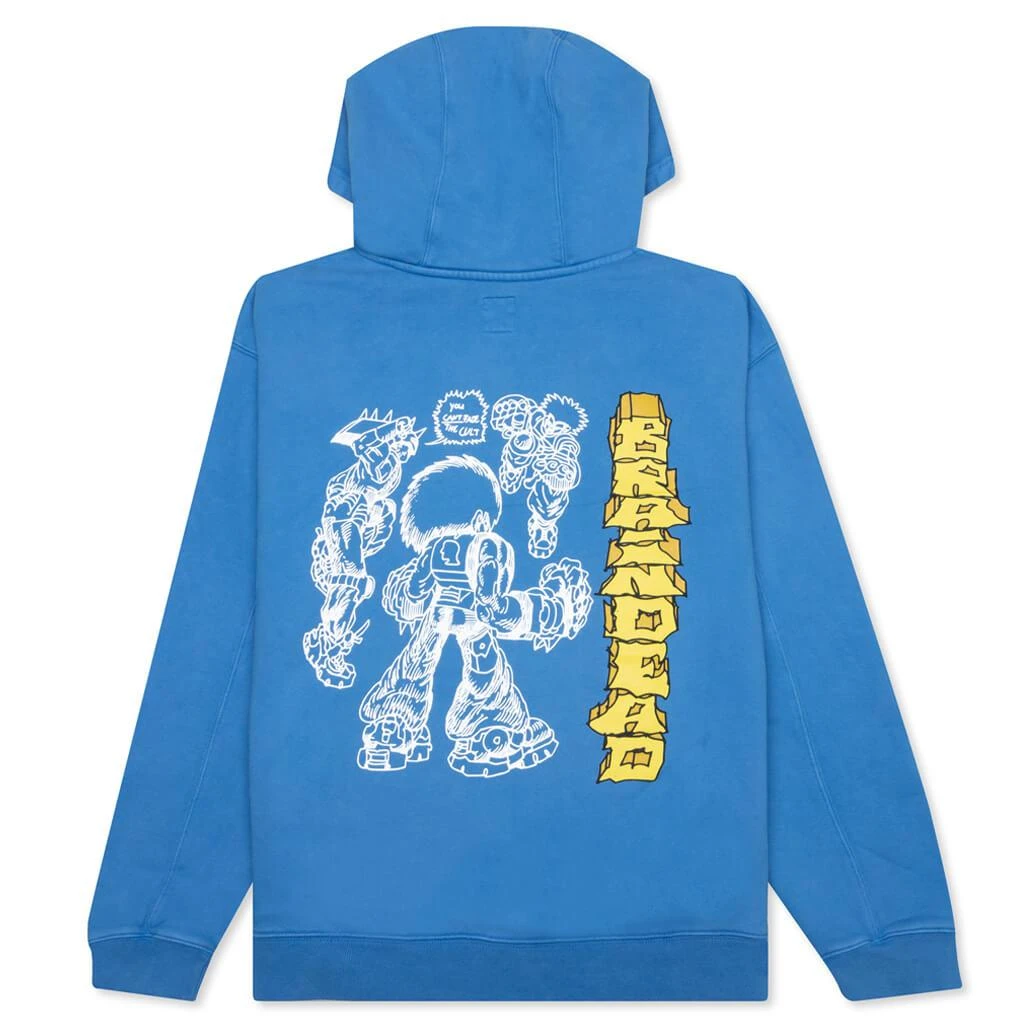 商品Brain Dead|Brain Dead Running Fades Hoodie - China Blue,价格¥532,第2张图片详细描述