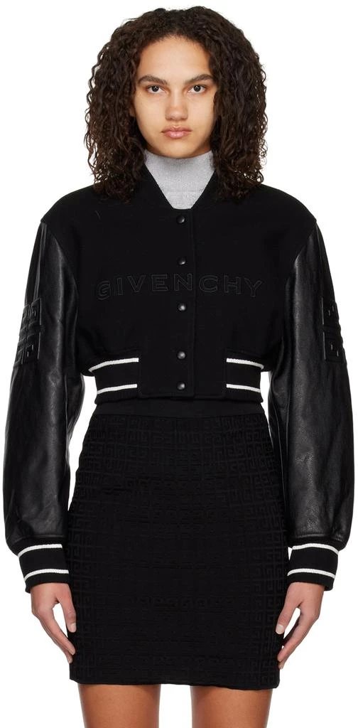 商品Givenchy|黑色 4G 棒球夹克,价格¥25800,第1张图片