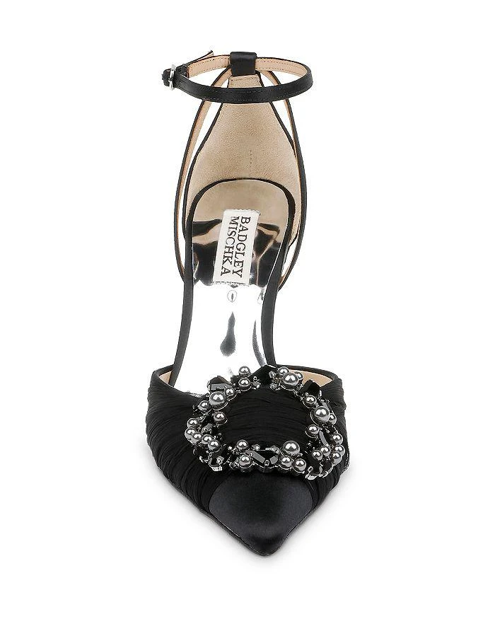 商品Badgley Mischka|Women's Nisha Embellished High Heel Pumps,价格¥1276,第4张图片详细描述