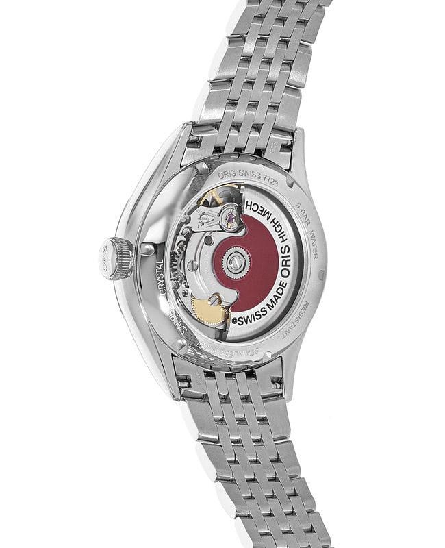 商品Oris|Oris Artelier Grande Lune Date Silver Dial Stainless Steel Women's Watch 01 763 7723 4051-07 8 18 79,价格¥14481,第5张图片详细描述