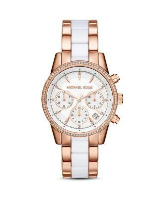 商品Michael Kors|Ritz Chronograph Watch, 37mm,价格¥925,第1张图片详细描述