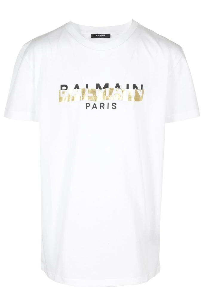 商品Balmain|Balmain Kids Logo Printed Crewneck T-Shirt,价格¥596,第1张图片详细描述