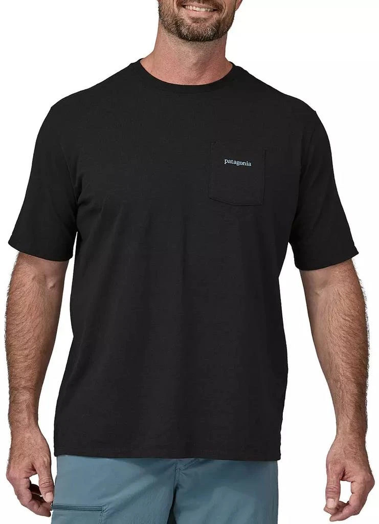 商品Patagonia|Patagonia Men's Line Logo Ridge Pocket Responsibili-Tee Short Sleeve T-Shirt,价格¥372,第1张图片详细描述