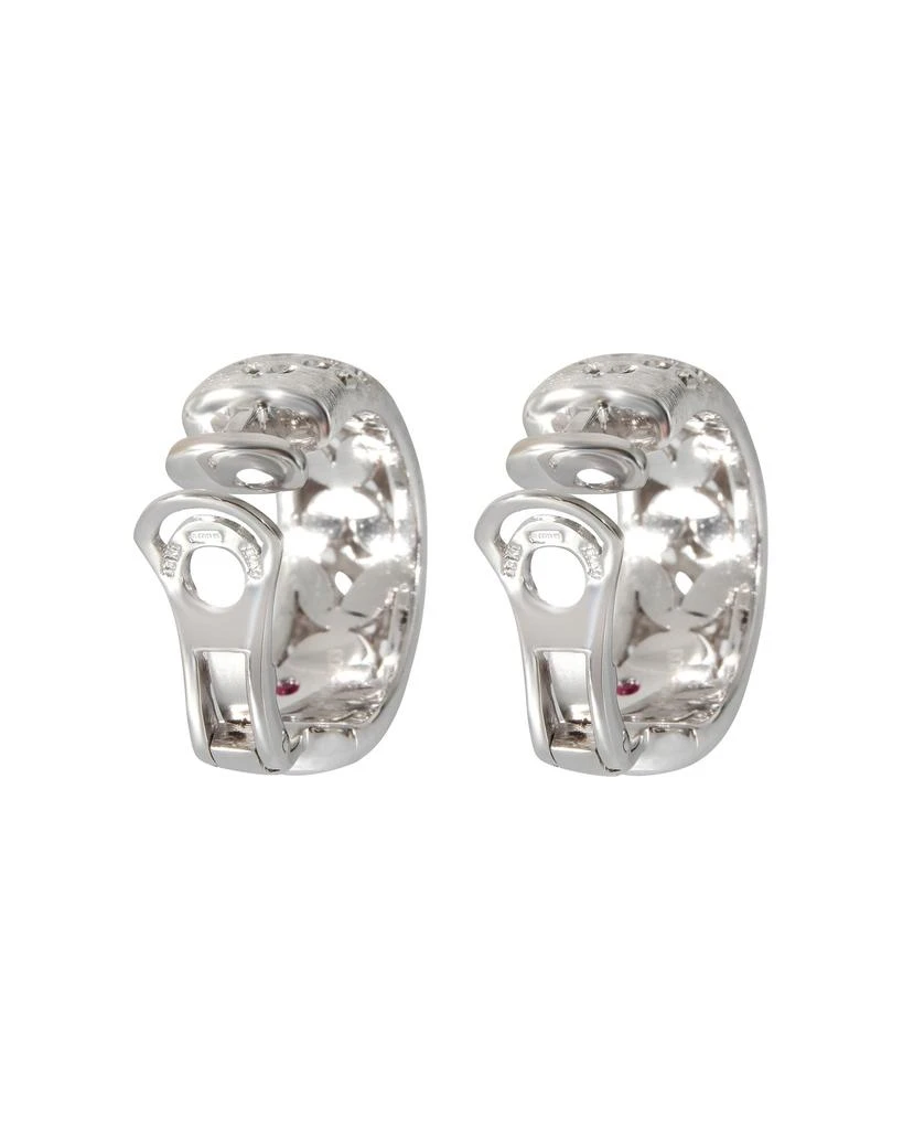 商品[二手商品] Roberto Coin|Roberto Coin Granada Clip On Hoop Earrings in 18k White Gold 3/8 Ctw,价格¥19467,第3张图片详细描述