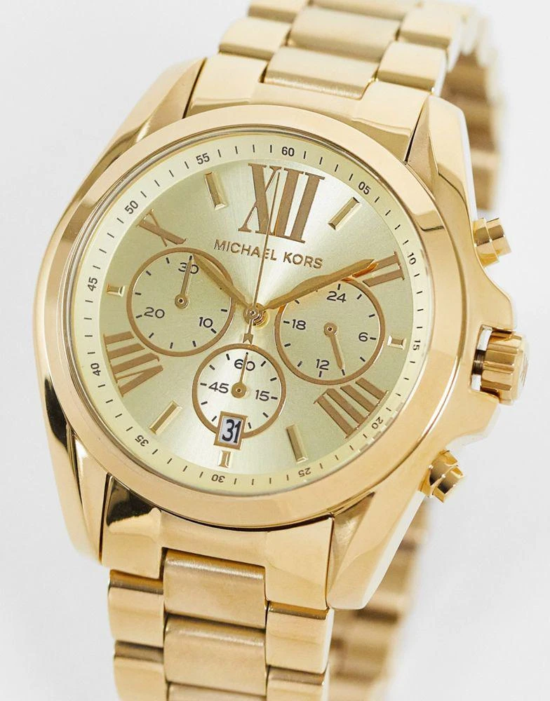 商品Michael Kors|Michael Kors Bradshaw womens bracelet watch in gold,价格¥2350,第1张图片