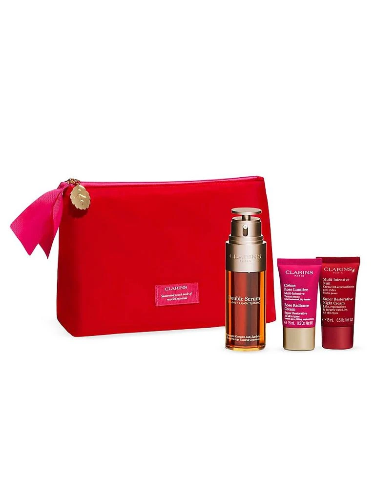 商品Clarins|Double Serum & Super Restorative 3-Piece Skin Care Set,价格¥1065,第1张图片