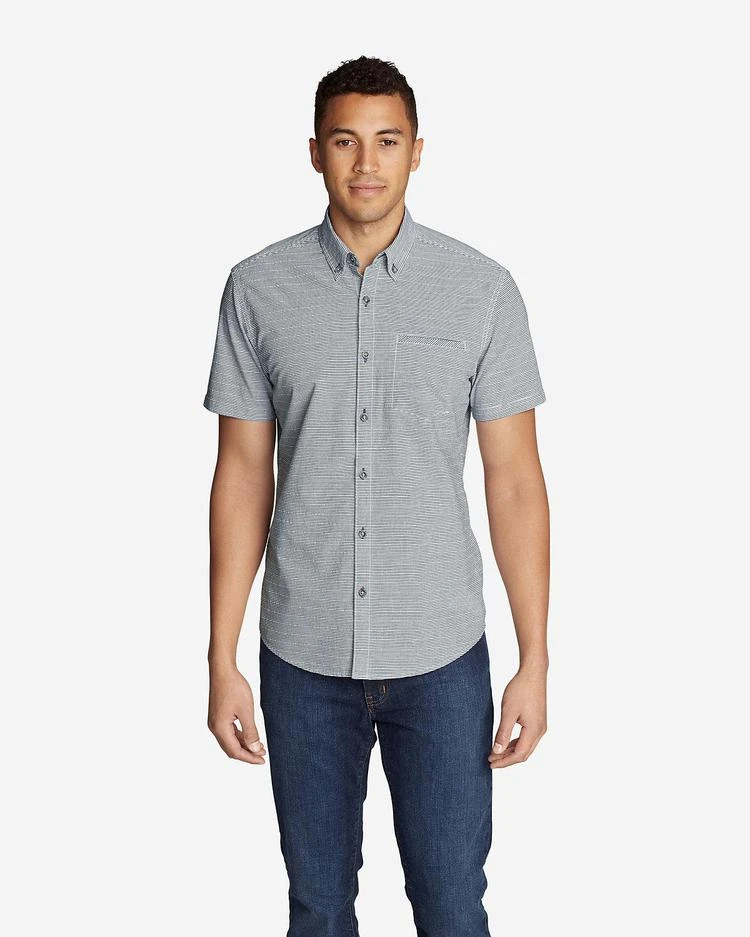 商品Eddie Bauer|Men&#39;s Bainbridge 2.0 Short-Sleeve Seersucker Shirt,价格¥261-¥372,第2张图片详细描述