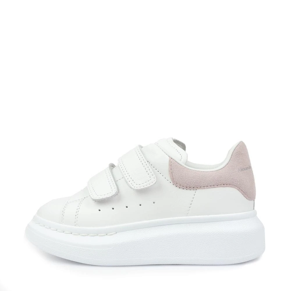 商品Alexander McQueen|White & Pink Velcro Trainers,价格¥1302,第5张图片详细描述