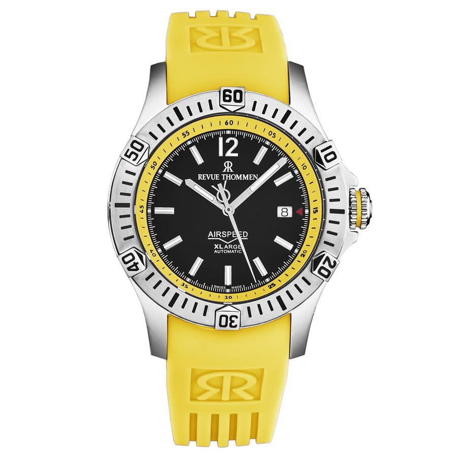 商品Revue Thommen|Air speed Automatic Black Dial Mens Watch 16070.4638,价格¥5085,第1张图片