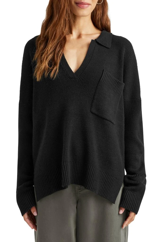 商品Splendid|Kristen Polo Sweater,价格¥487,第1张图片详细描述