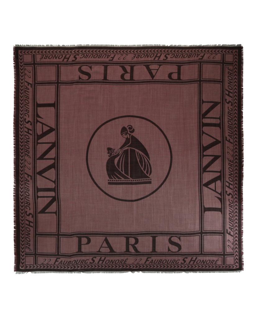 商品Lanvin|Logo Wool Scarf,价格¥1446,第1张图片