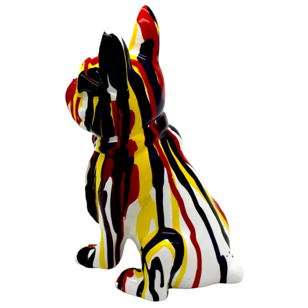 商品Interior Illusion Plus|Interior Illusions Plus Red  & Yellow Graffiti Dog with Glasses - 8" tall,价格¥458,第3张图片详细描述