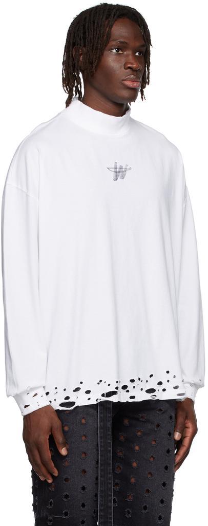 商品We11done|White Cotton T-Shirt,价格¥1875,第4张图片详细描述