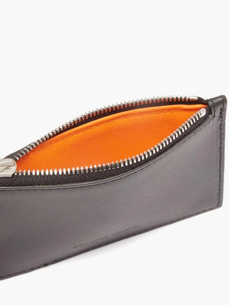 商品Bottega Veneta|Bi-colour zipped Intrecciato-leather cardholder,价格¥4060,第4张图片详细描述