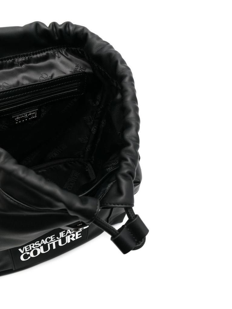 商品Versace|Versace Jeans Women's  Black Polyester Backpack,价格¥2617,第6张图片详细描述