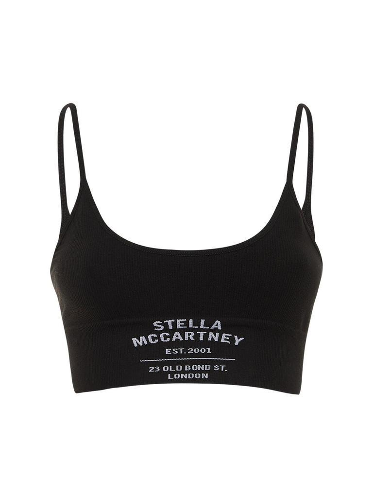 商品Stella McCartney|Vintage Logo Seamless Cropped Bralette,价格¥865,第1张图片