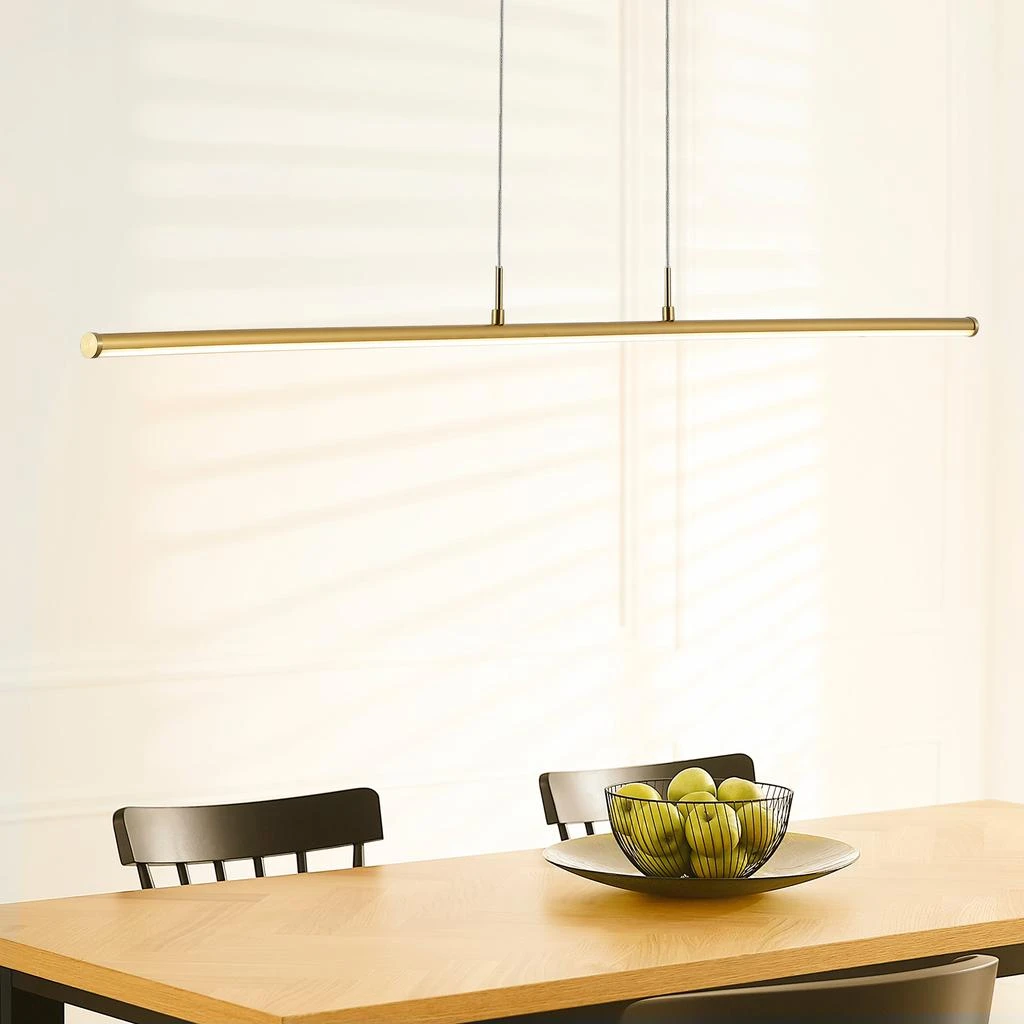 商品JONATHAN Y|Conley 39.5" Dimmable Adjustable Integrated LED Metal Linear Pendant,价格¥1115,第2张图片详细描述
