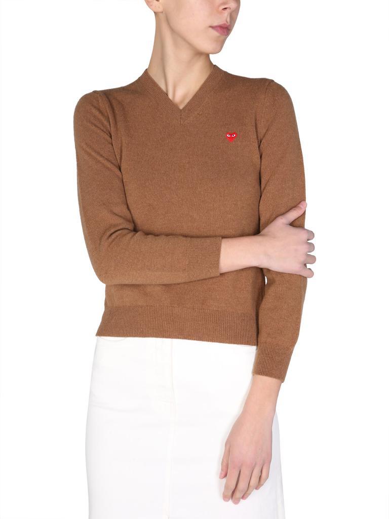 商品Comme des Garcons|Comme des Garçons Play Jersey With Logo Patch,价格¥1948,第6张图片详细描述