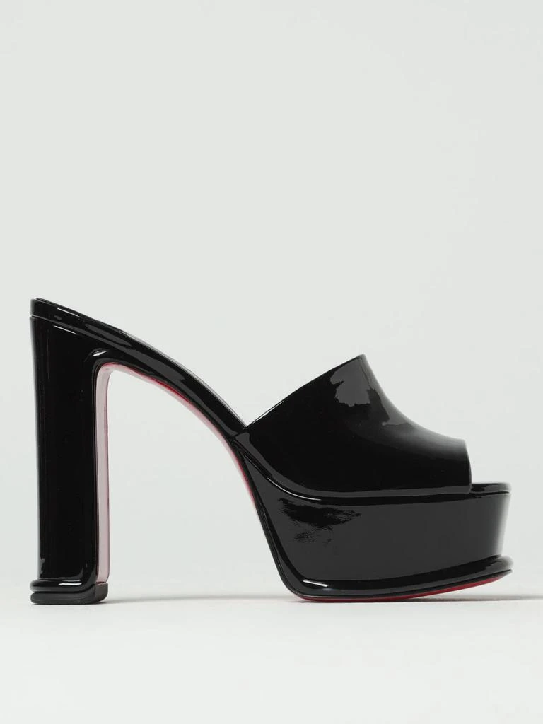 商品Christian Louboutin|Christian Louboutin Amali mules in patent leather,价格¥5081,第1张图片