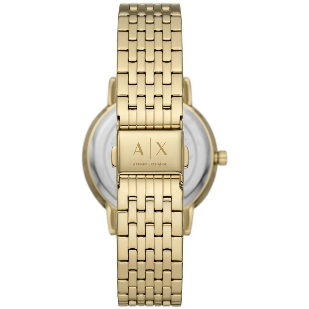 商品Armani Exchange|Women's Moonphase Multifunction Gold-Tone Stainless Steel Bracelet Watch, 36mm,价格¥1420,第3张图片详细描述