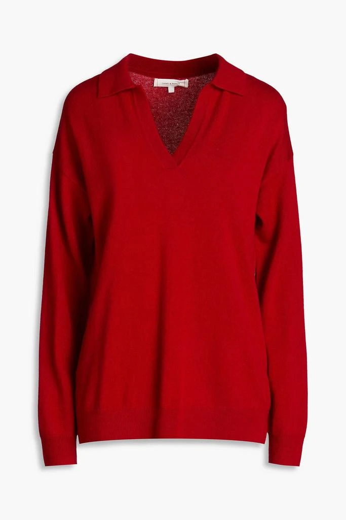 商品Chinti & Parker|Wool and cashmere-blend polo sweater,价格¥1341,第1张图片