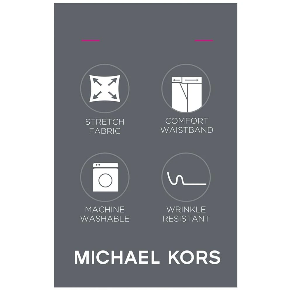 商品Michael Kors|Michael Kors 男式纯色经典合身弹力长裤,价格¥702,第2张图片详细描述