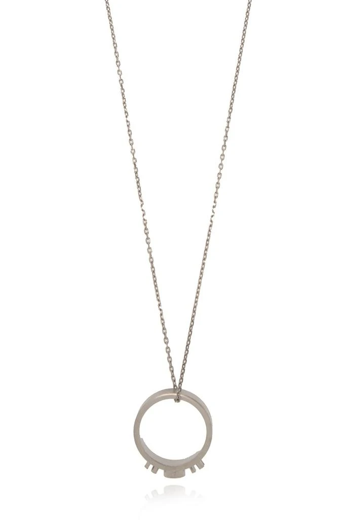 商品MAISON MARGIELA|Maison Margiela 11 Ring Rolo Chained Pendant Necklace,价格¥3154,第2张图片详细描述