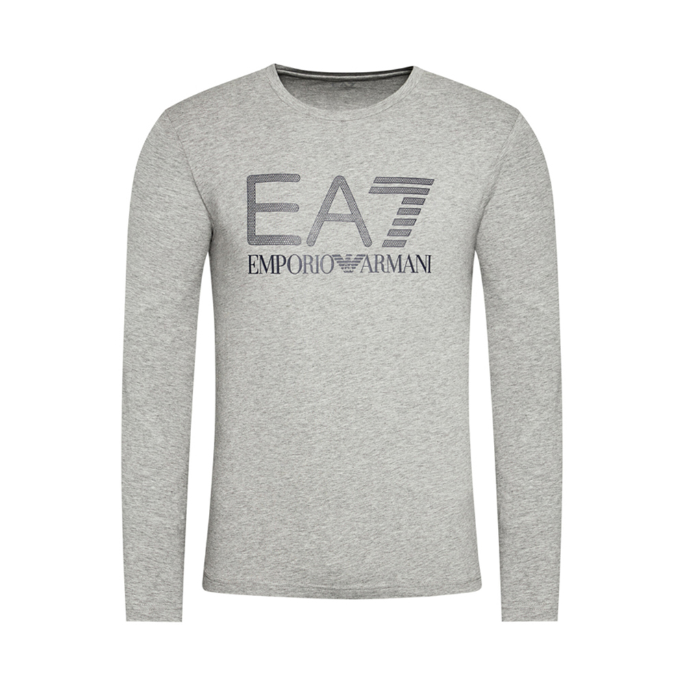 EMPORIO ARMANI 男士灰色棉质长袖T恤 3KPT64-PJ03Z-3905商品第2张图片规格展示
