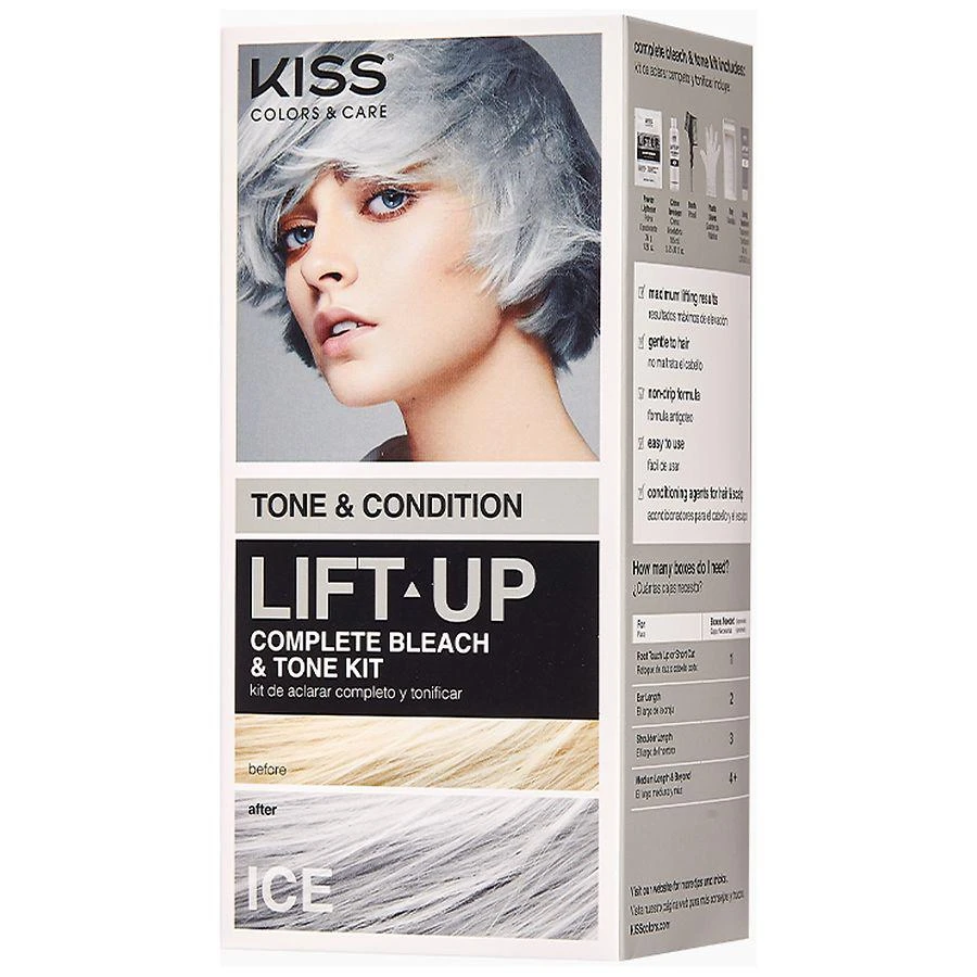 商品Kiss|Lift Up Bleach & Tone Kit - Ice,价格¥67,第1张图片